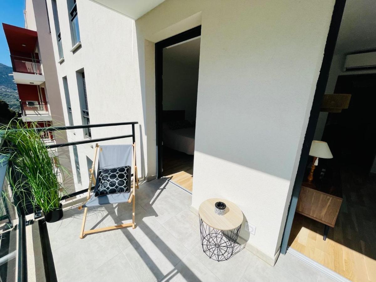 Ajaccio T2 Grand Standing Neuf - Centre Ville Et Plages - 4 Personnes - Parking Prive Bagian luar foto